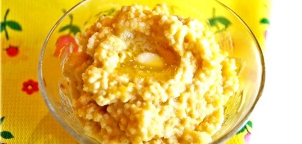 Пшенная каша с маслом