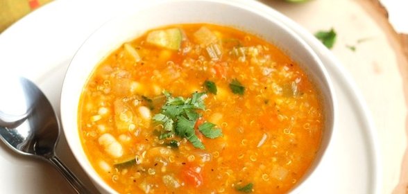 Суп с киноа