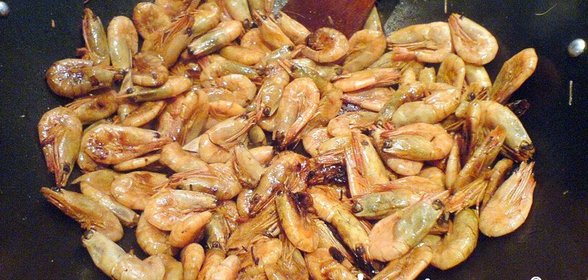 Креветки, жареные как в последний раз