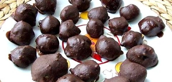 Заварное печенье в шоколаде