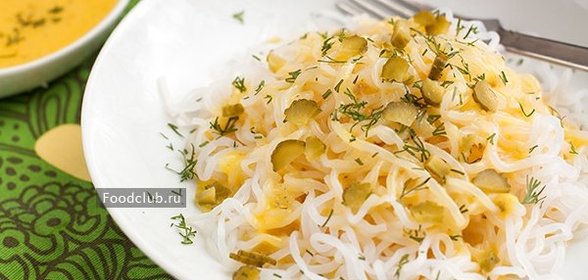 Обезжиренный сырный соус и ширатаки