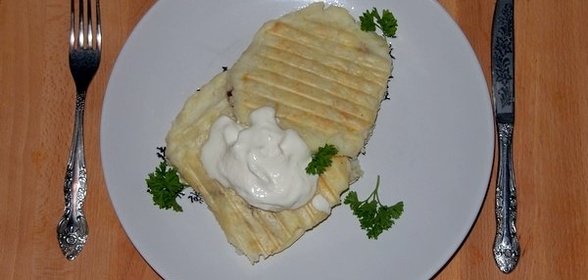 Картофельные зразы с белыми грибами