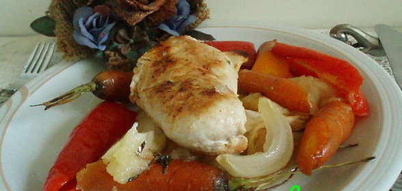 Курочка в медовой корочке