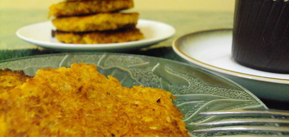 Овсяные оладьи с морковью (постные)