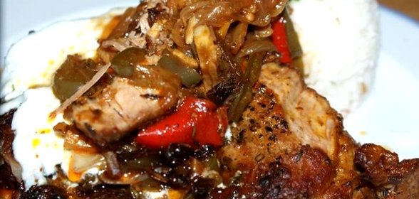 Мясо с овощами