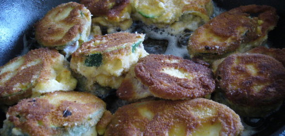 Баклкжанно-кабачковое кордон-блю (Cordon Bleu)