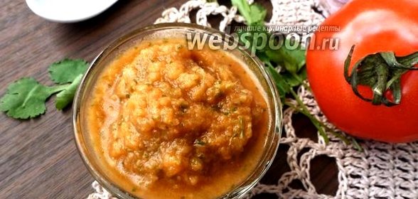 Соус из помидоров и имбиря