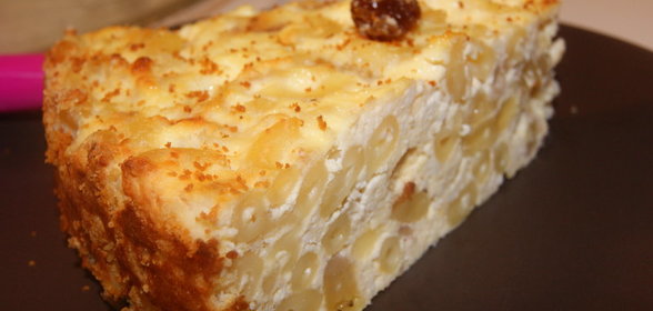 Сладкая запеканка с пастой