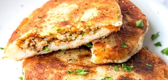 Картофельные котлеты с мясом
