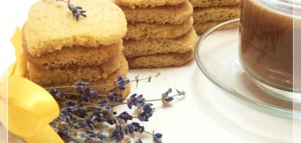 Печенье с лавандовым сахаром Фролини