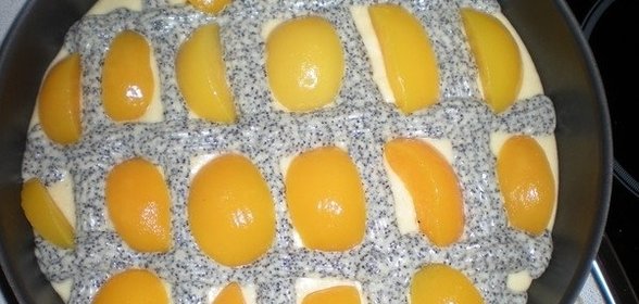 Пирог персиковый