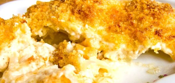 Цветная капуста в соусе бешамель