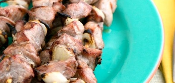 Кавказский шашлык из свинины