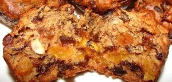 Маффины с сухофруктами (сладкие, но без сахара :) )