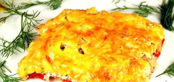 Рыба, запеченная в духовке с сыром
