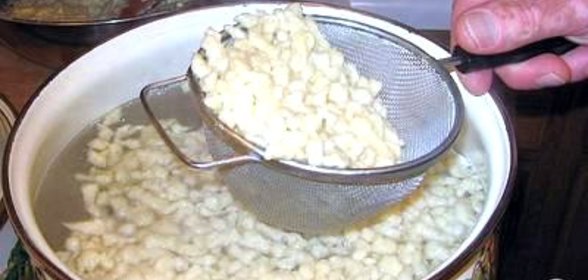 Венгерские клецки нокедли