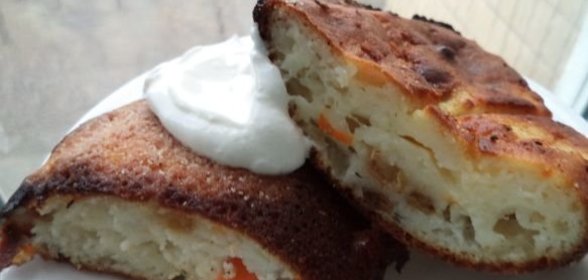 Запеканка творожная с тыквой и изюмом