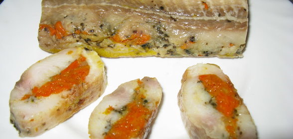 Рыбный рулет ( начинка любая )