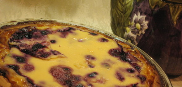 Пирог с черникой