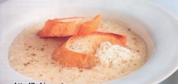 Суп из сыра и яйца