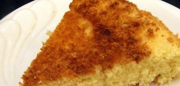 Запеканка японская с горошком и луком