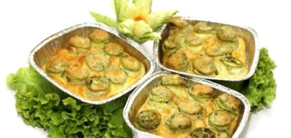 Запеканка из кабачков в микроволновке