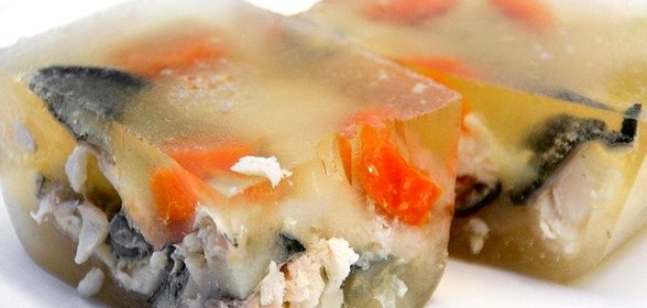 Холодец из головы сома