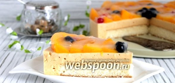 Торт «Птичье молоко» карамельный
