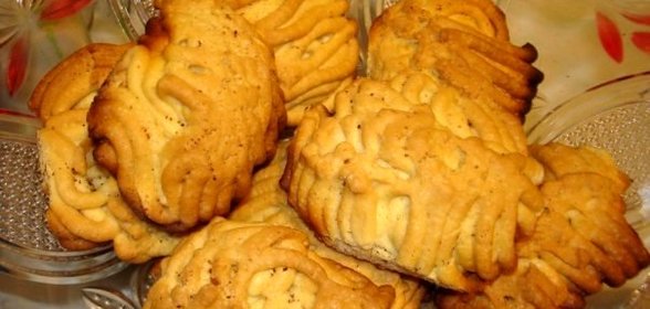 Печенье на майонезе через мясорубку