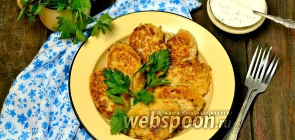 Сочные котлеты из курицы и овощей