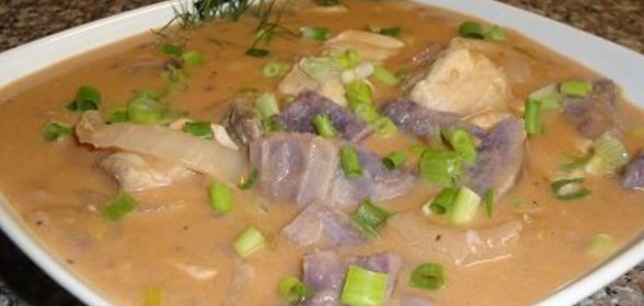 Соус с Марлином,Фенхелем и сладкой Картошкой!