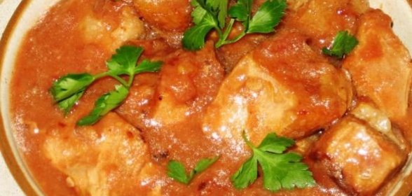 Курица фаршированная (галантин).