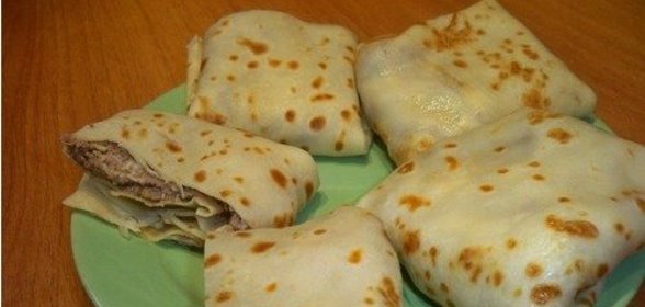 Блины с печенью