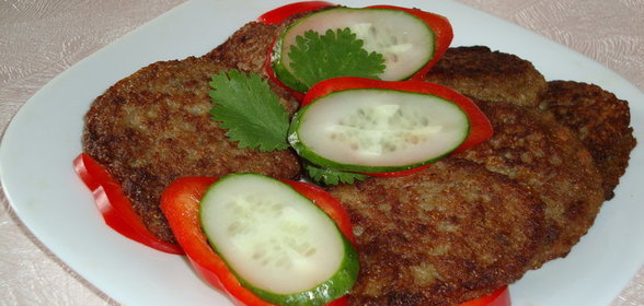 Котлеты из куриных потрошков