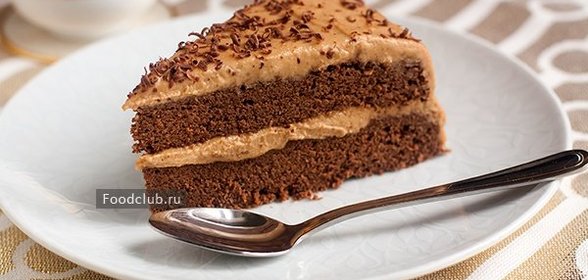 Шоколадно-арахисовый диетический торт