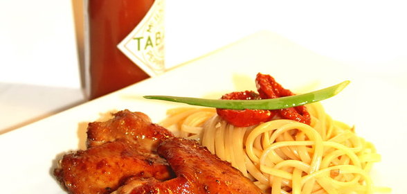 Куриные крылья в восточном стиле в кисло-сладком соевом соусе