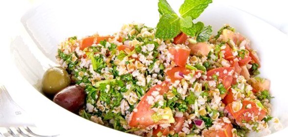 Табуле с крабовым мясом