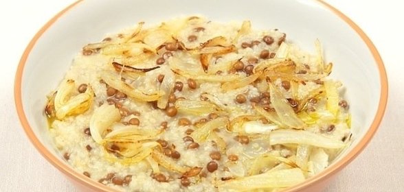 Булгур с чечевицей