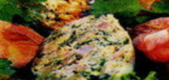 Экзотические яйца с креветками и свининой