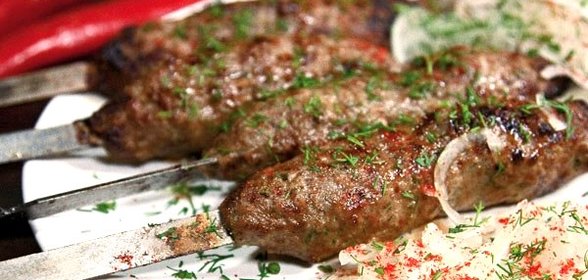 Кебаб из говядины на мангале