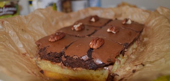 Шоколадно-лимонные пирожные