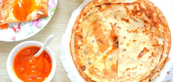 Тонкие блины на кефире
