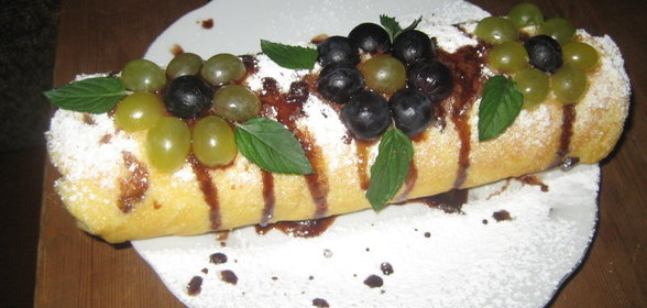 рулет со сгушенкой