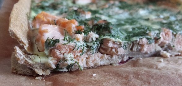 Киш из лосося от Ники Белоцерковской