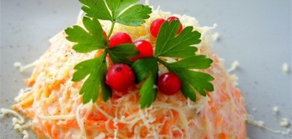 Морковь с сыром