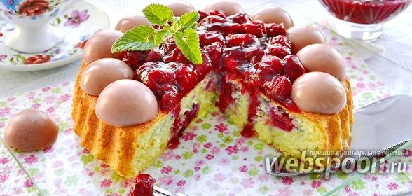 Манник с вишней
