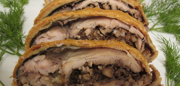 Фаршированный карп в тесте