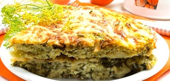 Запеканка из брокколи с сыром