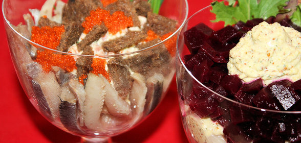 Закуски из молодой сельди/дуэль