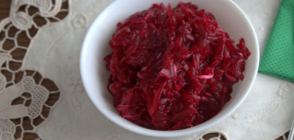 Закуска из свеклы со свежим хреном